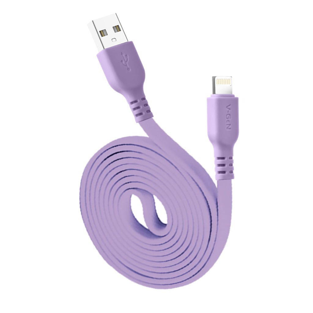 [CO-1K] Kabel Data for Lightning usb data cable V-GEN PCL2-O1 Kabel lightning 1 Meter 2.4a (ecer 1 pcs ) CABLE DATA