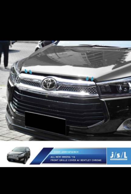 Grill depan all new Innova 2016 model Bentley hitam dan chrome