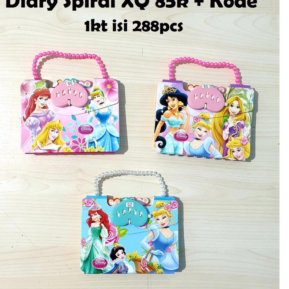 

8b Diary Spiral Password PIN / Diary tas fancy / diary karakter 85K ☢↑ Big Sale )ﾉﾟ