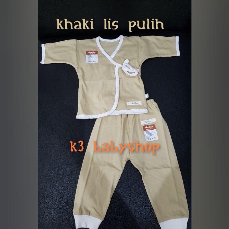 Setelan Panjang Aerilyn 0-3 bln 3-6 bln baju kimono bayi stelan piyama anak SNI