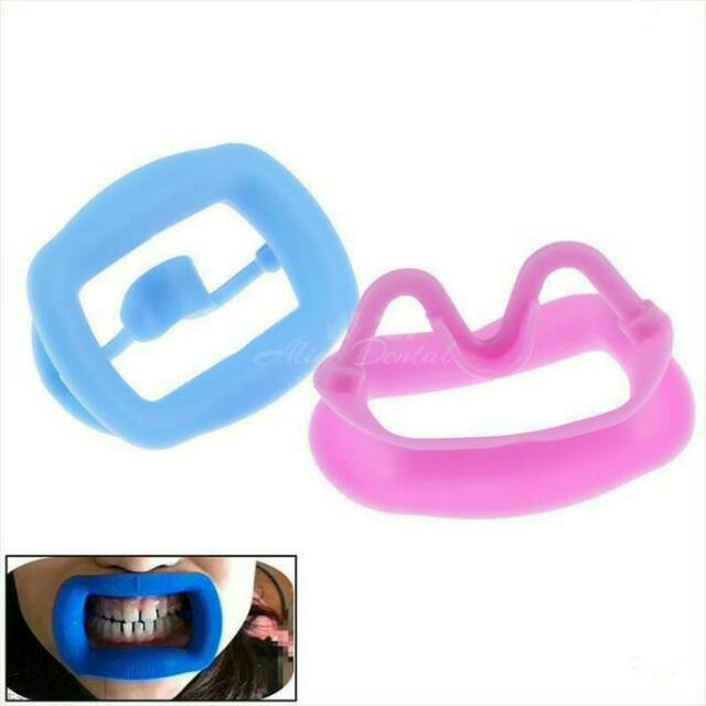 Dental silicone mouth opener o cheek retraktor isoblock silicon retractor pembuka mulut karet silikon retractor gigi