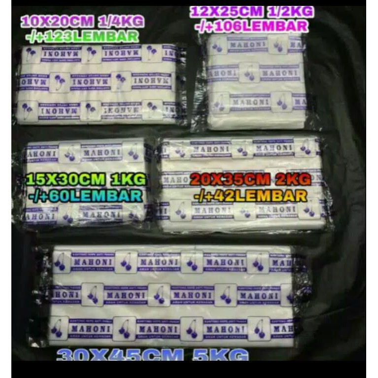 HD Plastik anti panas / plastik kuah anti panas merk MAHONI