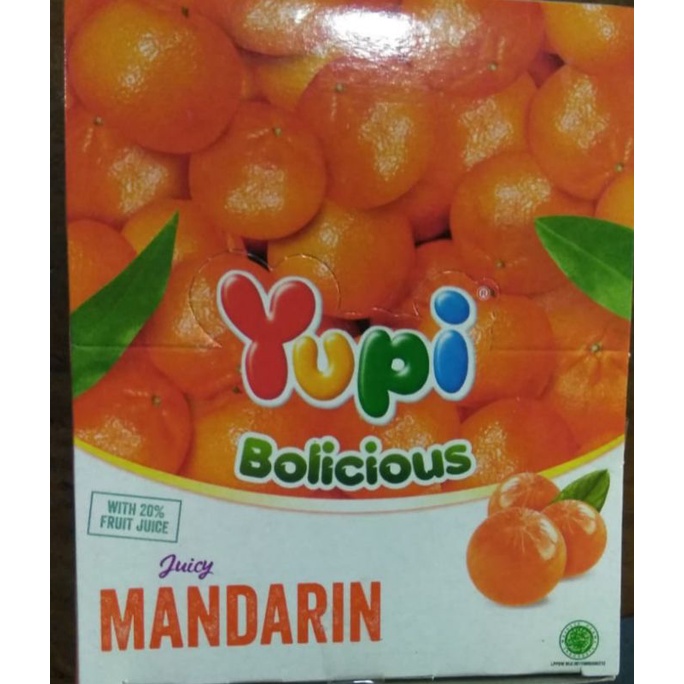 

permen yupi permen kenyal yupi bolicious juicy mandarin jeruk mandarin