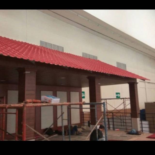 atap upvc/ upvc roof/ genteng upvc/sunda 1060 x  5037 mm