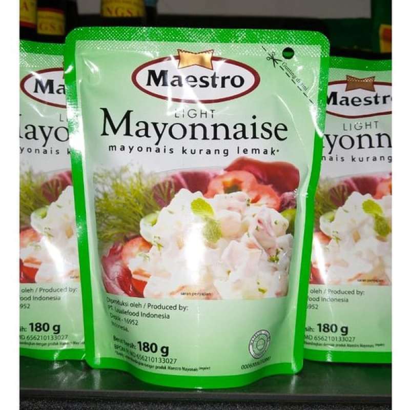 

Mayonaise maestro 180gr mayones / Saus Mayo 180 gram pouch / Mayonaise