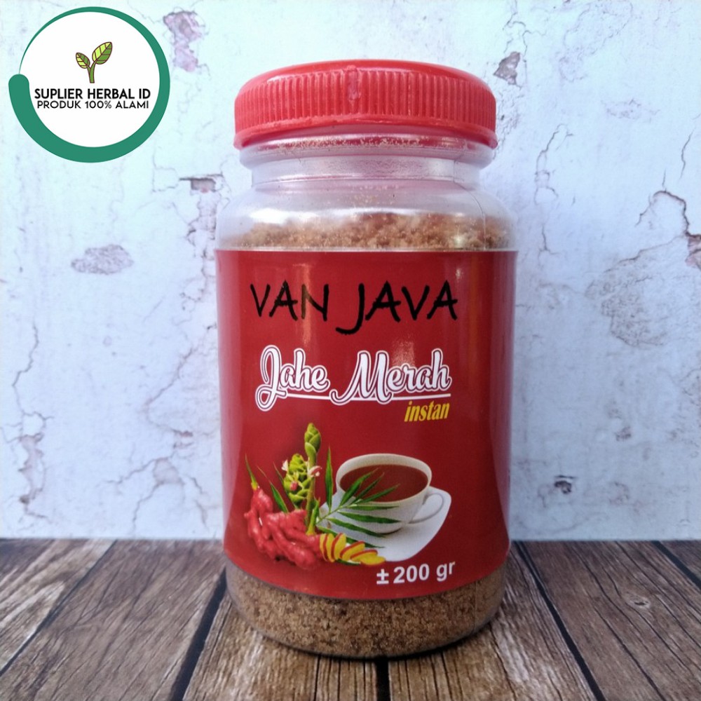 

Jahe Merah Bubuk Instan VAN JAVA 200 Gram - Jahe Merah - Herbal - Halal