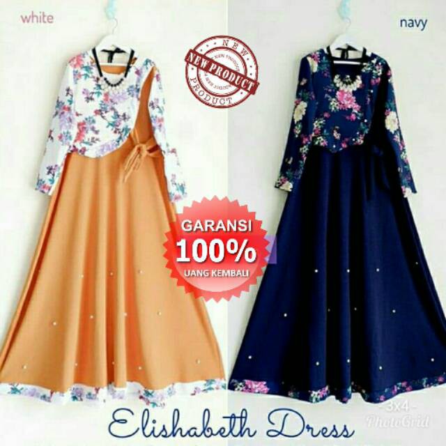 ORIGINAL - Gamis Syari Brokat Mewah Nadra Syari by Farghani Gamis cantik gamis lebaran realpic