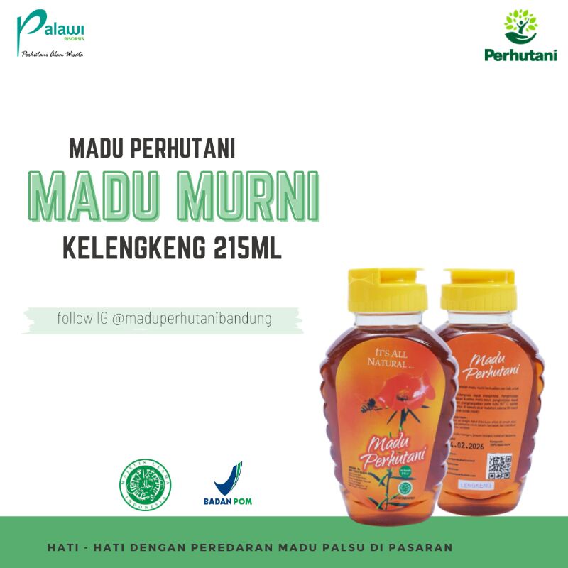 

Madu Kelengkeng Perhutani 215ml Madu Murni Perhutani