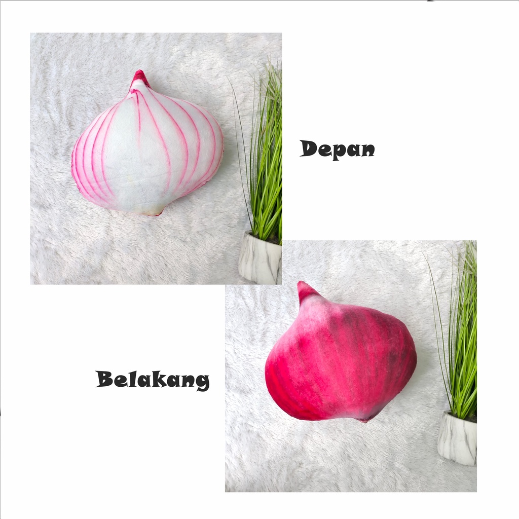 Pillowart - Bantal Motif Sayur - Sayuran | Bantal Edukasi Anak Size S - ART073