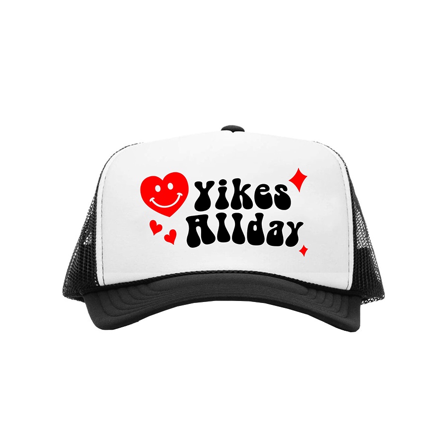 TRUCKER HAT | SELF LOVE | BLACK | YIKESALLDAY