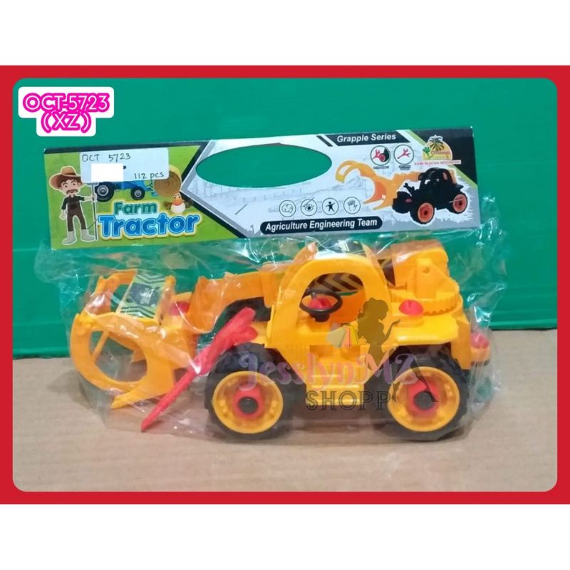 mainan anak mobil truck farm traktor/eksavator