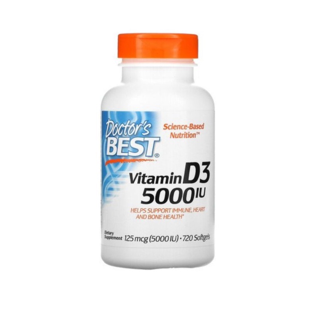 Doctor Best Vitamin D3 5000iu 720 Softgel D-3 5000 iu
