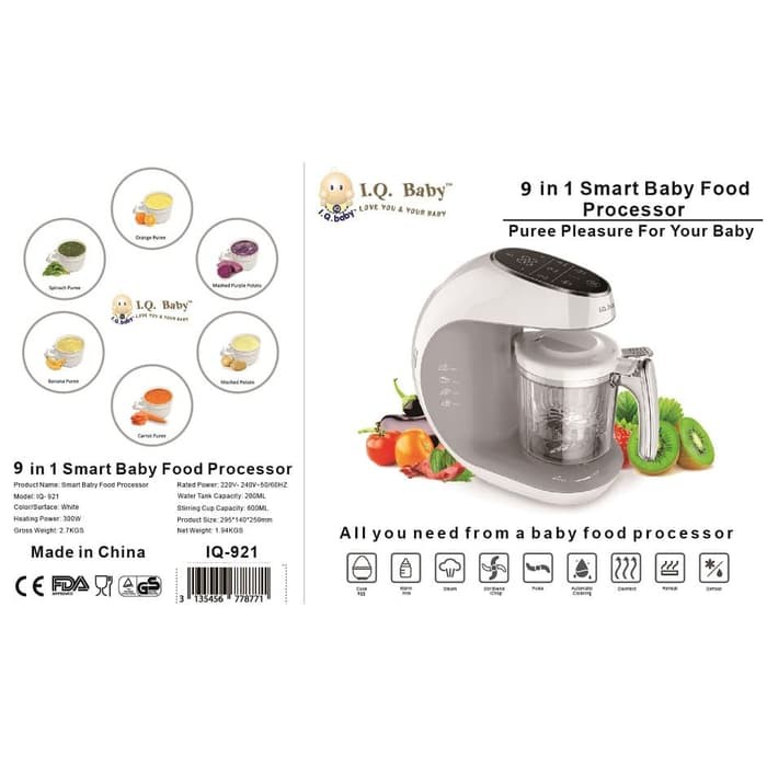 iq baby food processor