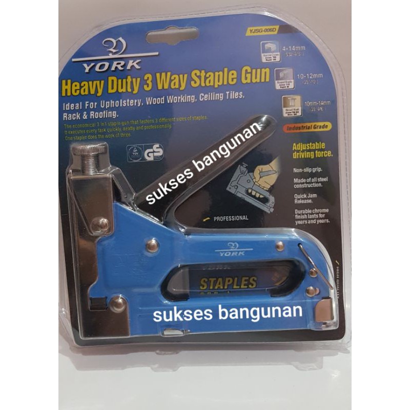 

staple gun/steker tembak/hekter 3in1 + BONUS isi steker 600pc