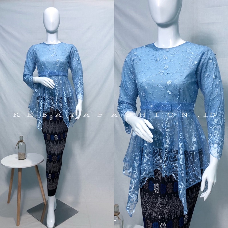 Kebaya Modern / Stelan Kebaya brukat / Kebaya remaja kekinian / Kebaya brokat / Atasan Kebaya Brukat / Kebaya