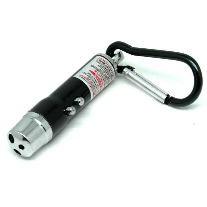 Mall 3 in 1 Red Laser Pointer 1mw 650nm + Flashlight &amp; UV - A-LPP-006