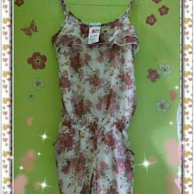 Flower Jumsuit Elvence Japan Brand