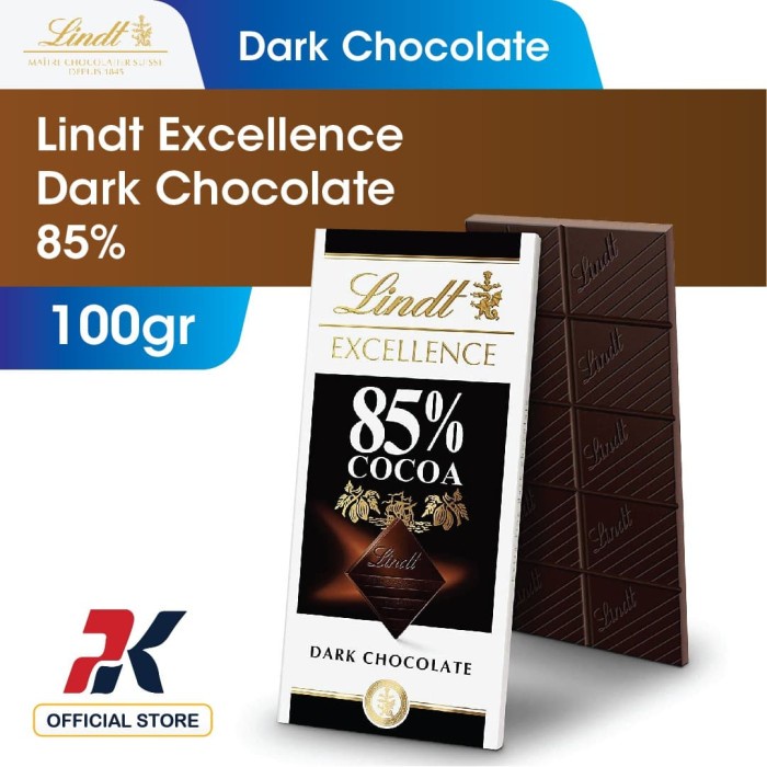 

LINDT EXCELLENCE DARK CHOCOLATE 85%