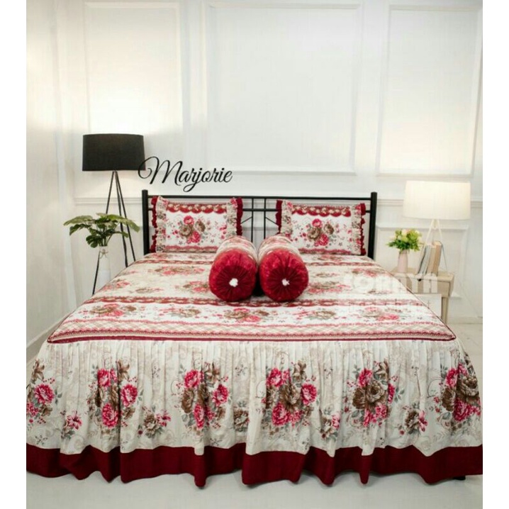 Sprei Rimpel Soraya Bedsheet Marjorie King Size 180x200x55