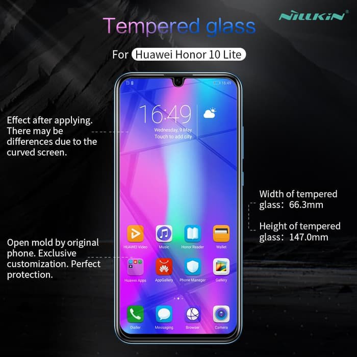 HUAWEI Honor 10 Lite Tempered Glass NILLKIN AMAZING H+ Pro