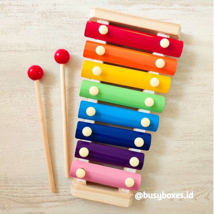 [busyboxes.id] xylophone mainan edukasi alat musik mainan kayu mainan anak