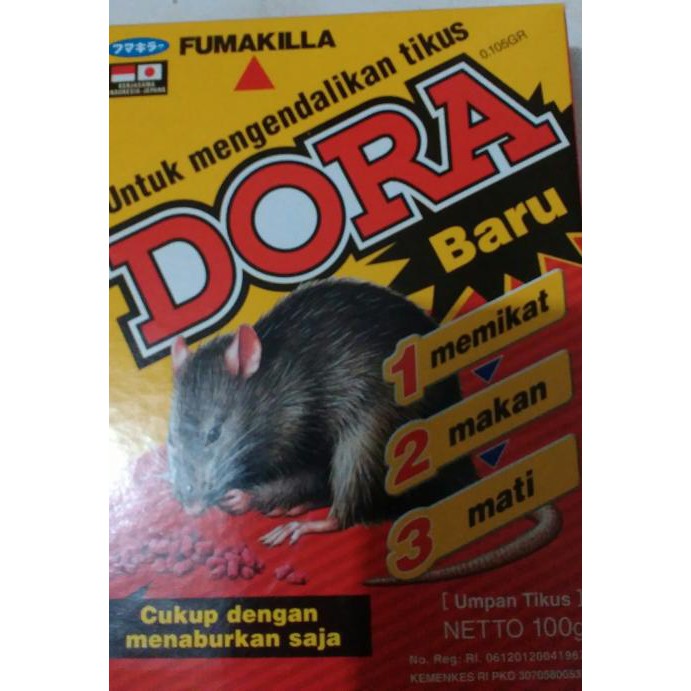 racun tikus dora, racun tikus tanpa umpan Terlaris