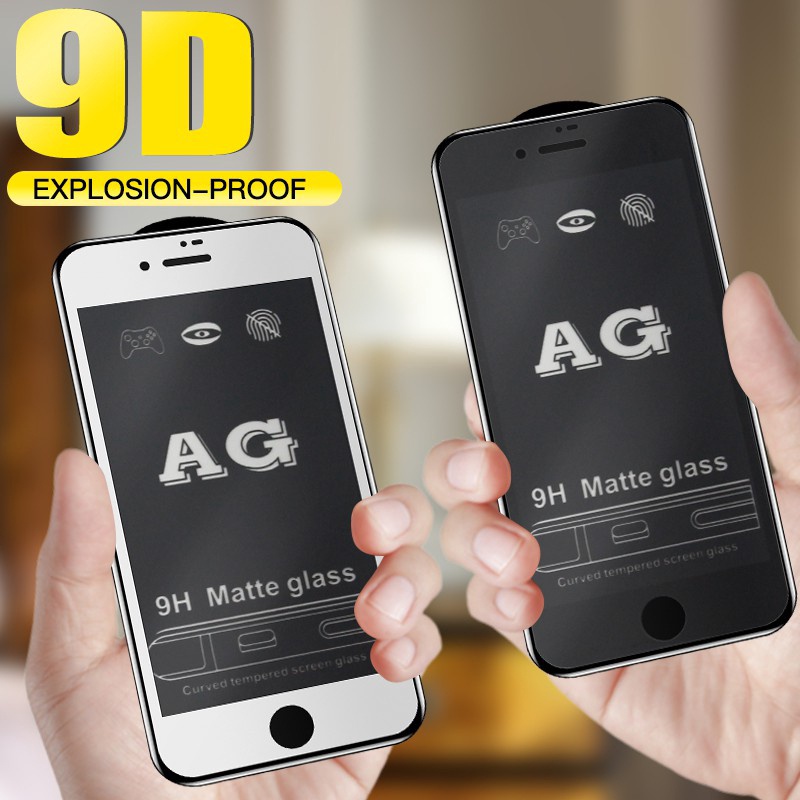 Pelindung Layar Tempered Glass Matte Anti Sidik Jari Untuk iphone 14 Pro Max + / 7 + / 8 + / X / Xs / XR / XsMax / 11 / 11pro / 11ProMax / 12 / 13ProMax