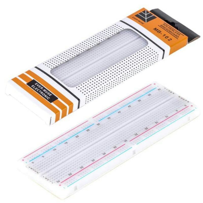

BreadBoard MB102 Protoboard 830 Titik