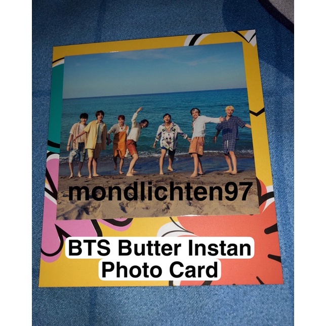 BTS Butter Instan Photo card