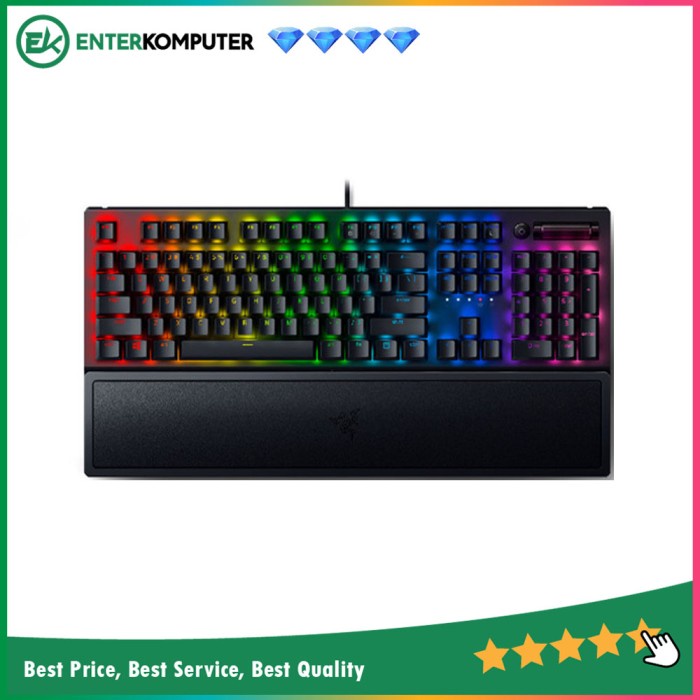 Razer BlackWidow V3 - Mechanical Gaming Keyboard (Yellow Switch)