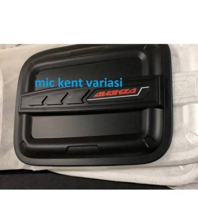 Tank cover tutup tangki all new Avanza 2012-2020 hitam dop