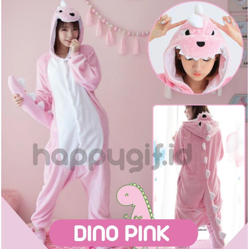 BAJU KOSTUM ONESIE PIYAMA KIGURUMI DINO SULLEY DEWASA-4