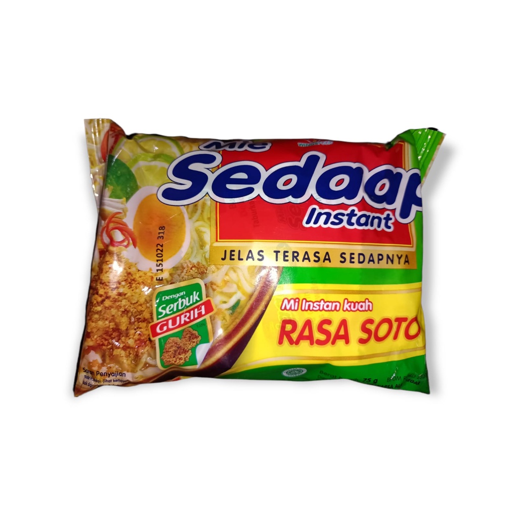 

Indomi/mi instan/sedap soto75gr