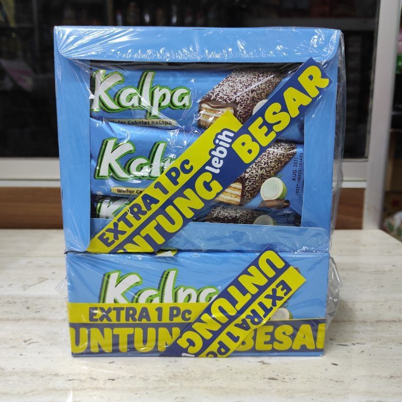 

wafer kalpa tabur kelapa 24 gram isi 12 sachet