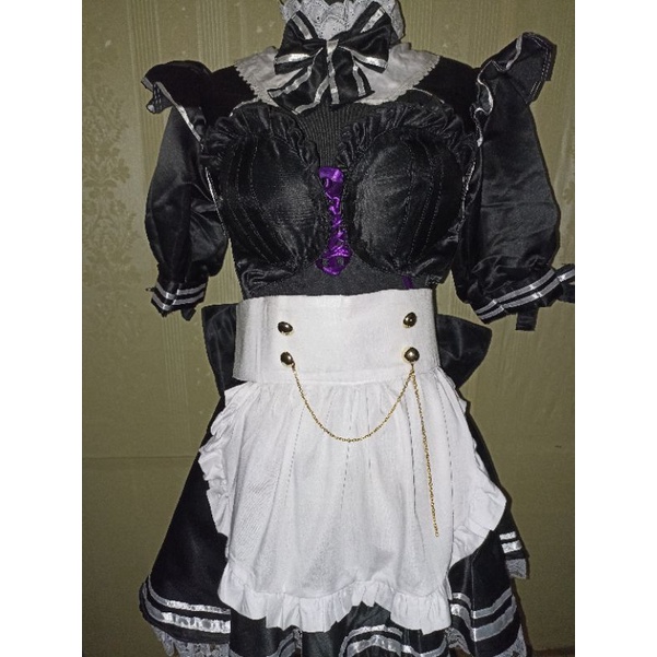 kostum mashu maid fgo