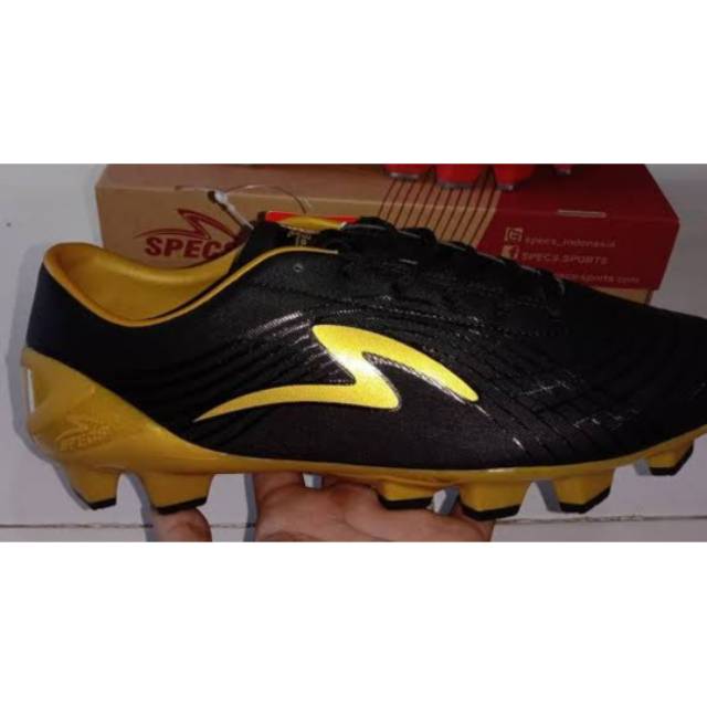 sepatu bola SPECS ACC INFINITY 19 fg black/gold