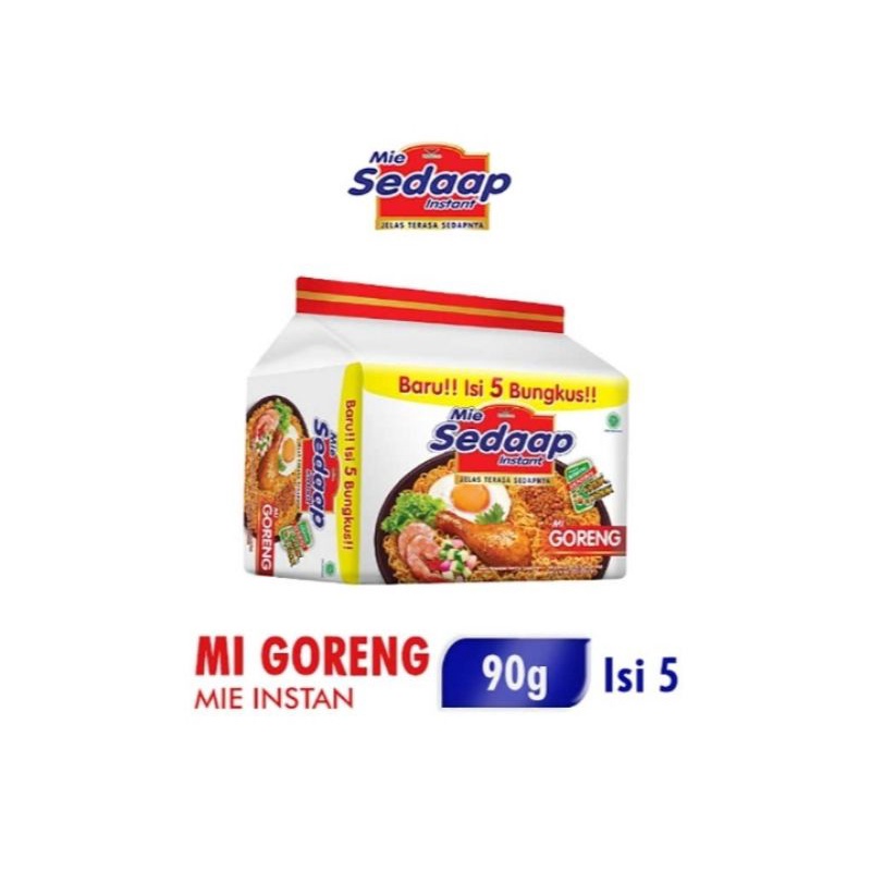 

Sedaap Mie Instant Goreng 5 x 90 g