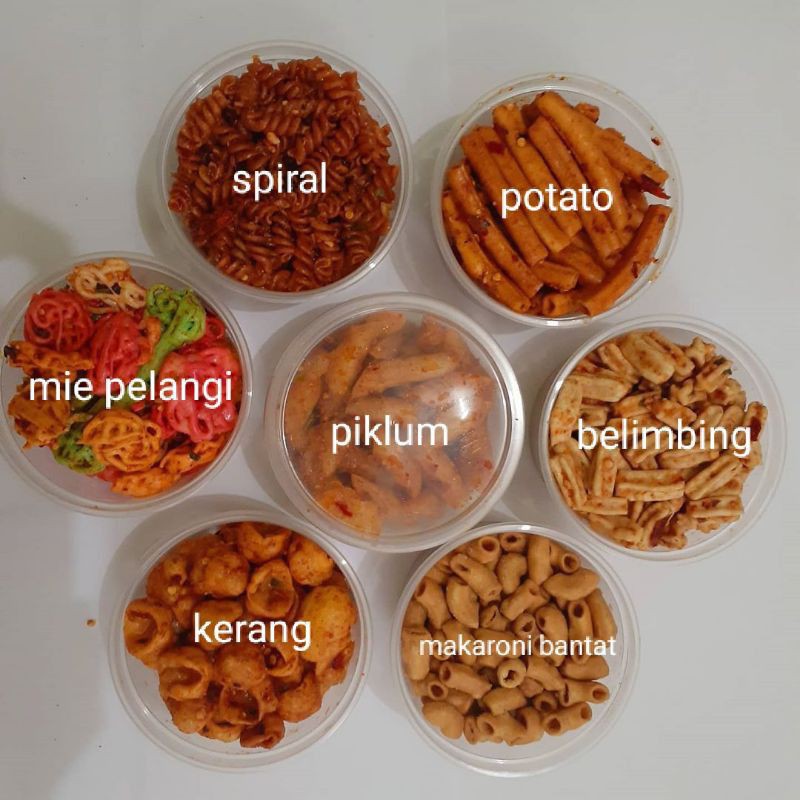 

SEBRING HOT CIKRUH KEMASAN 1KG / SEBLAK KERING KERUPUK PEDAS DAUN JERUK