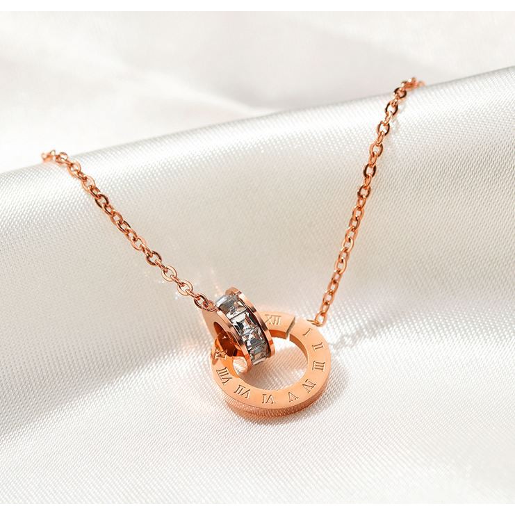 [New] Kalung fashion aksesoris titanium mini korea hadiah wanita cewek 316L anti karat KK097