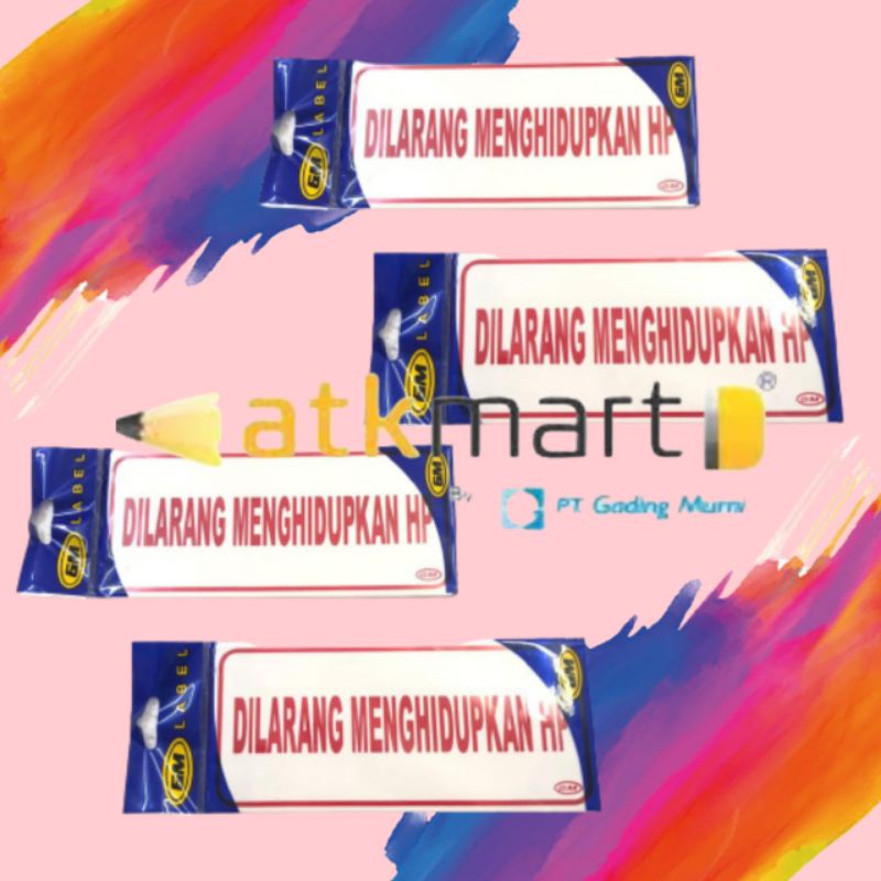 

GM LABEL DILARANG MENGHIDUPKAN HP MEDIUM