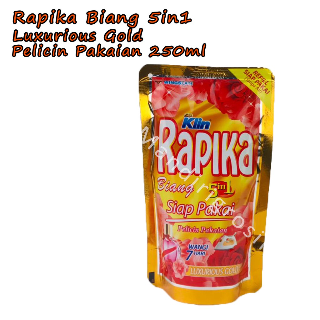 Pelicin Pakaian *Rapika Biang 5in1 * Luxurious Gold * 250ml