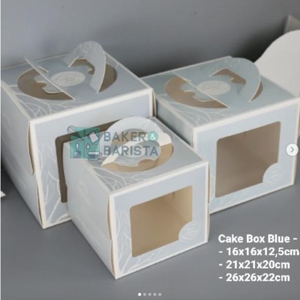 

Cake box Blue Deer Extra High 16x16x12 Box Kue Tinggi Dus Kue Cantik bakernbar99 Juara