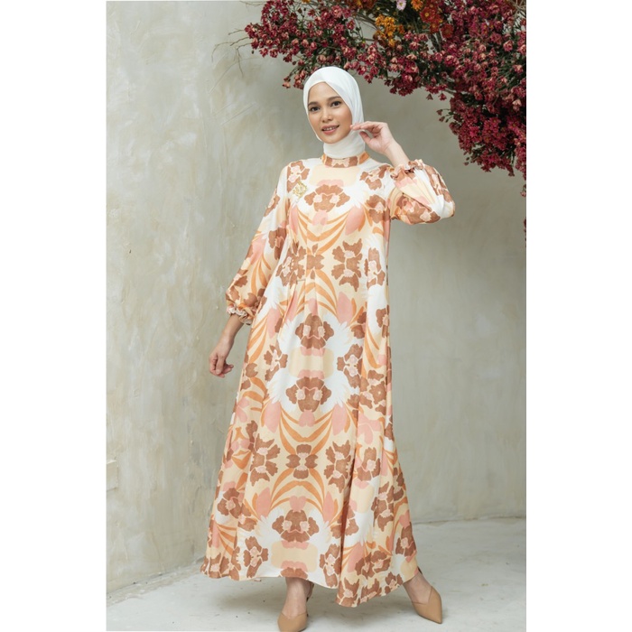 Sheila Dress Peach - Klamby