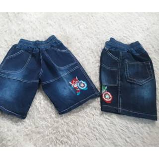 JEANS STRETCH DARK BLUE CELANA  ANAK KAPTEN AMERIKA  BAHAN 