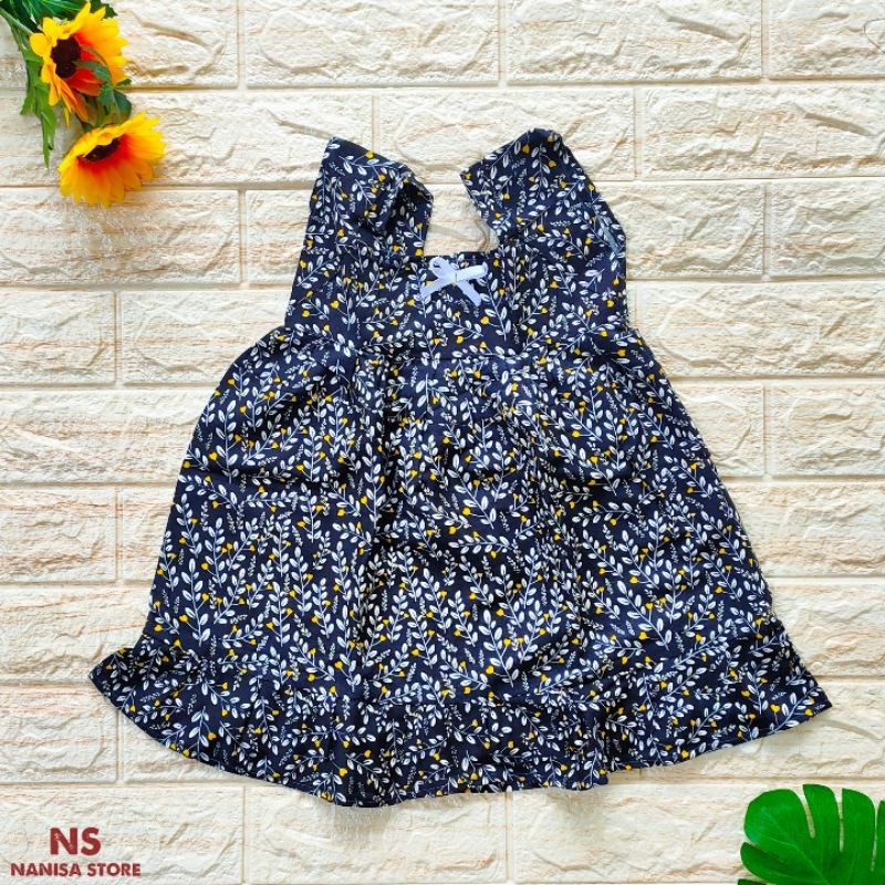 Dress Pernik Dress Batik Anak Perempuan Tanpa Lengan Bahan Rayon