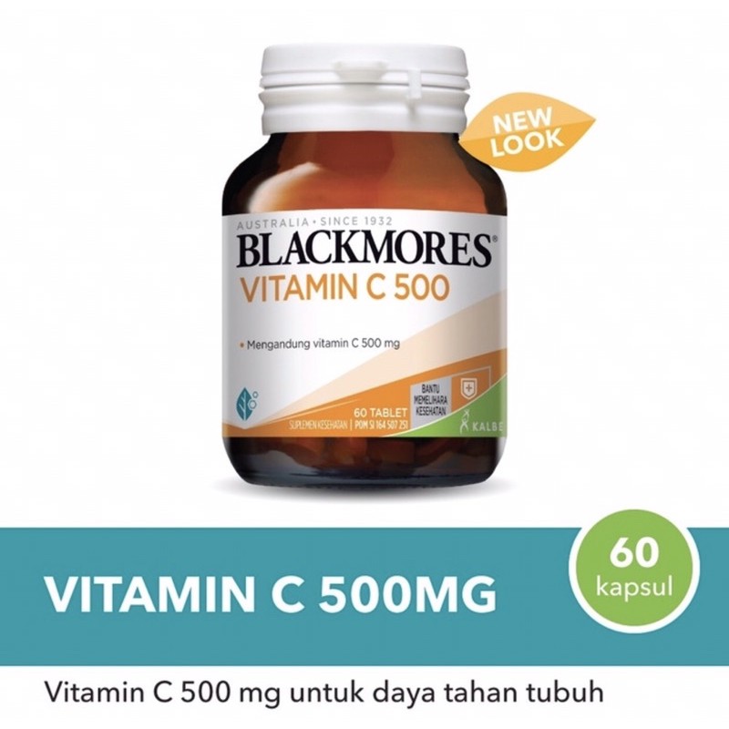 Blackmores vitamin C 500 mg ( meingkatkan daya tahan tubuh )