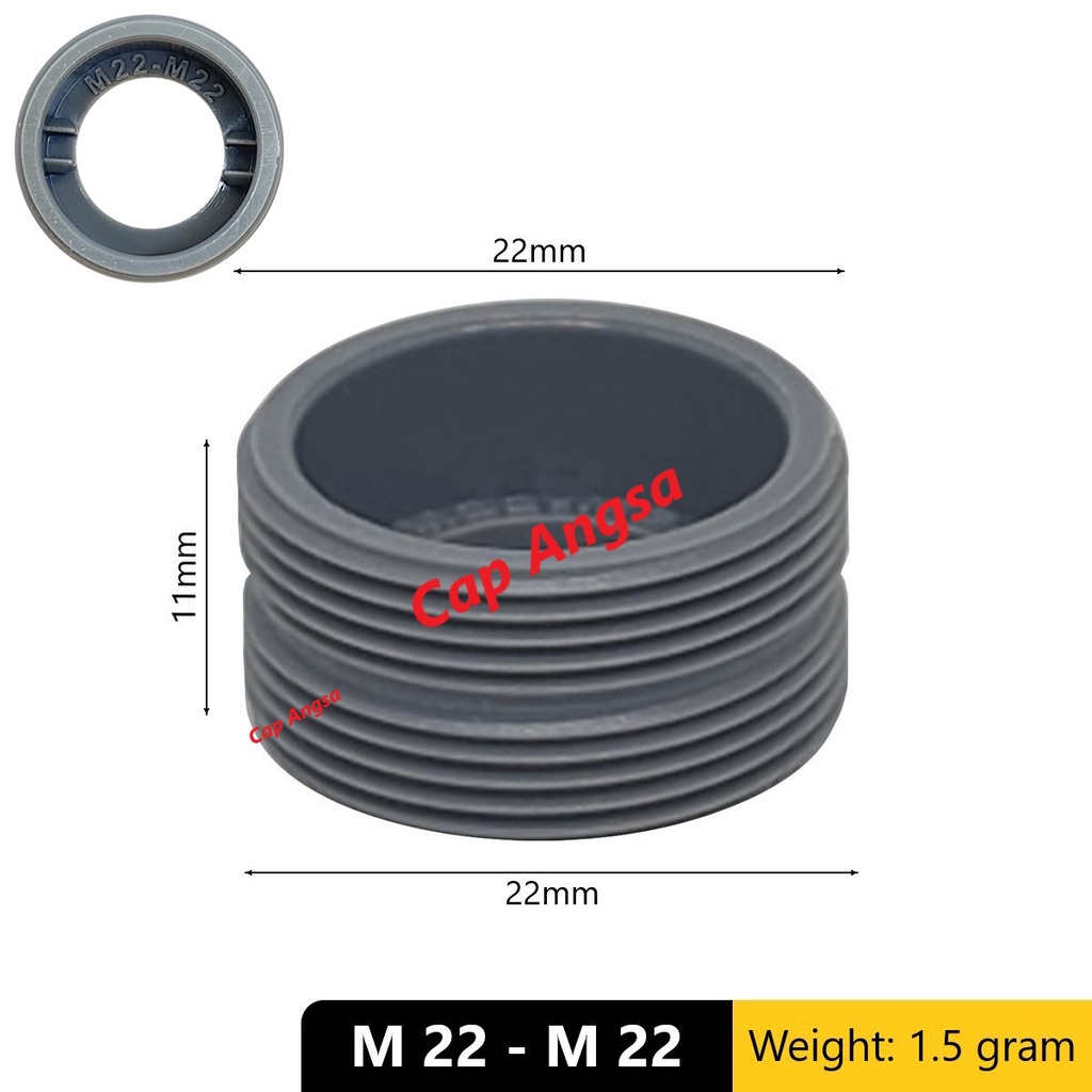 SAMBUNGAN KRAN ADAPTER DRAT DALAM SOK LUAR 5pcs KERAN SOKET KONEKTOR CONVERTER HOSE FILTER WASTAFEL 5 UKURAN