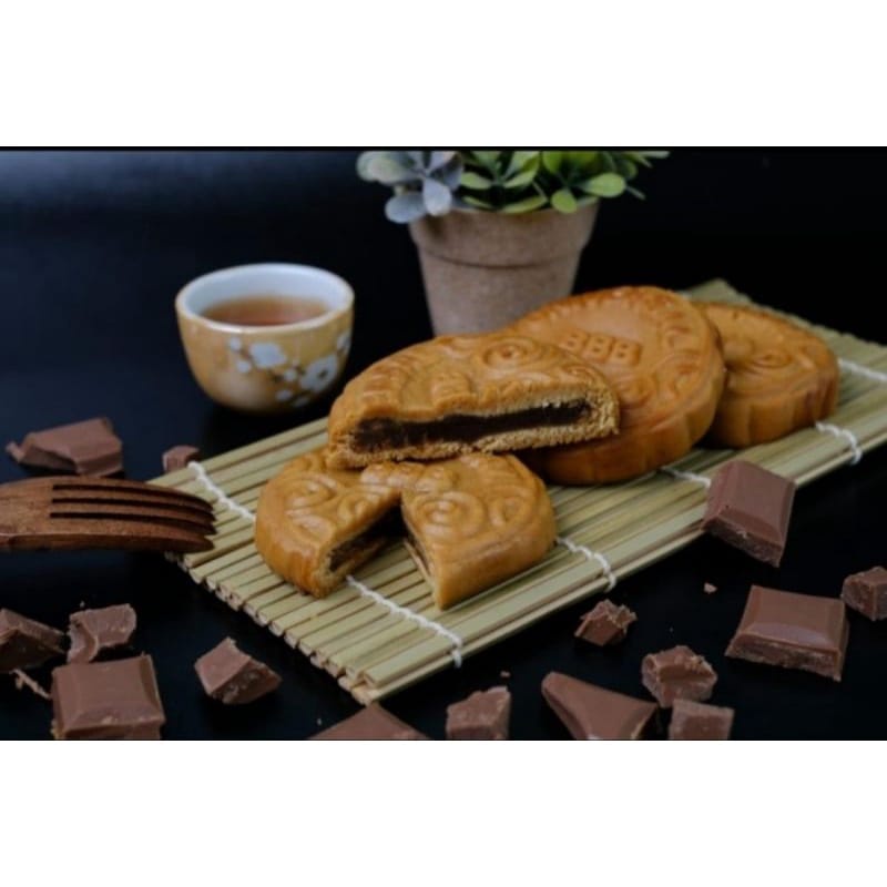 

[PROMO] MOONCAKE / KUE BULAN UNIVERSAL kue enak Rasa kacang ijo kue bulan Mooncake Universal