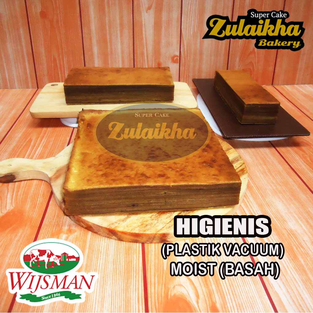 Lapis legit tanpa tepung super wisman ukuran 20 x 20 cm