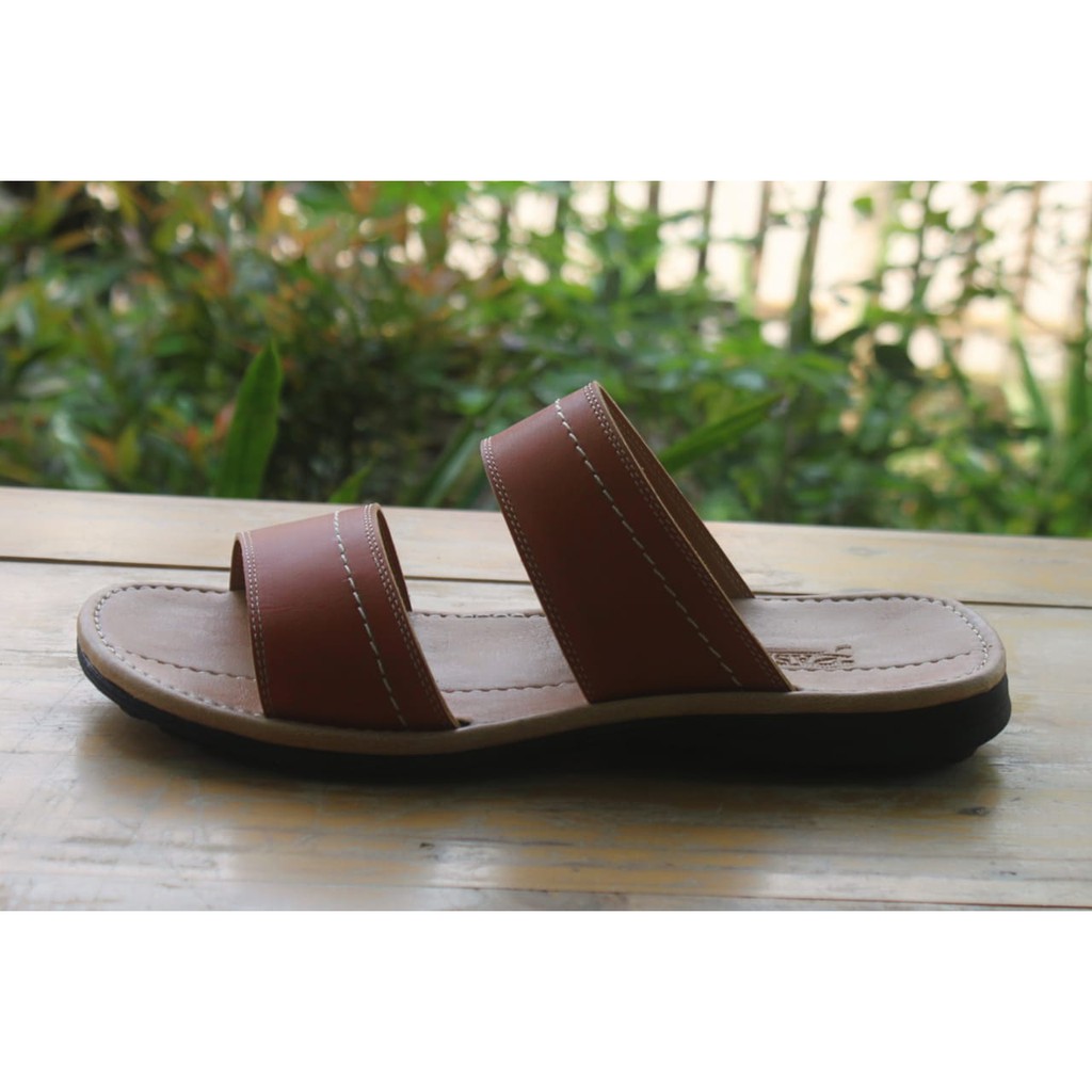 Sandal pria kulit asli Rasheda Gr 28